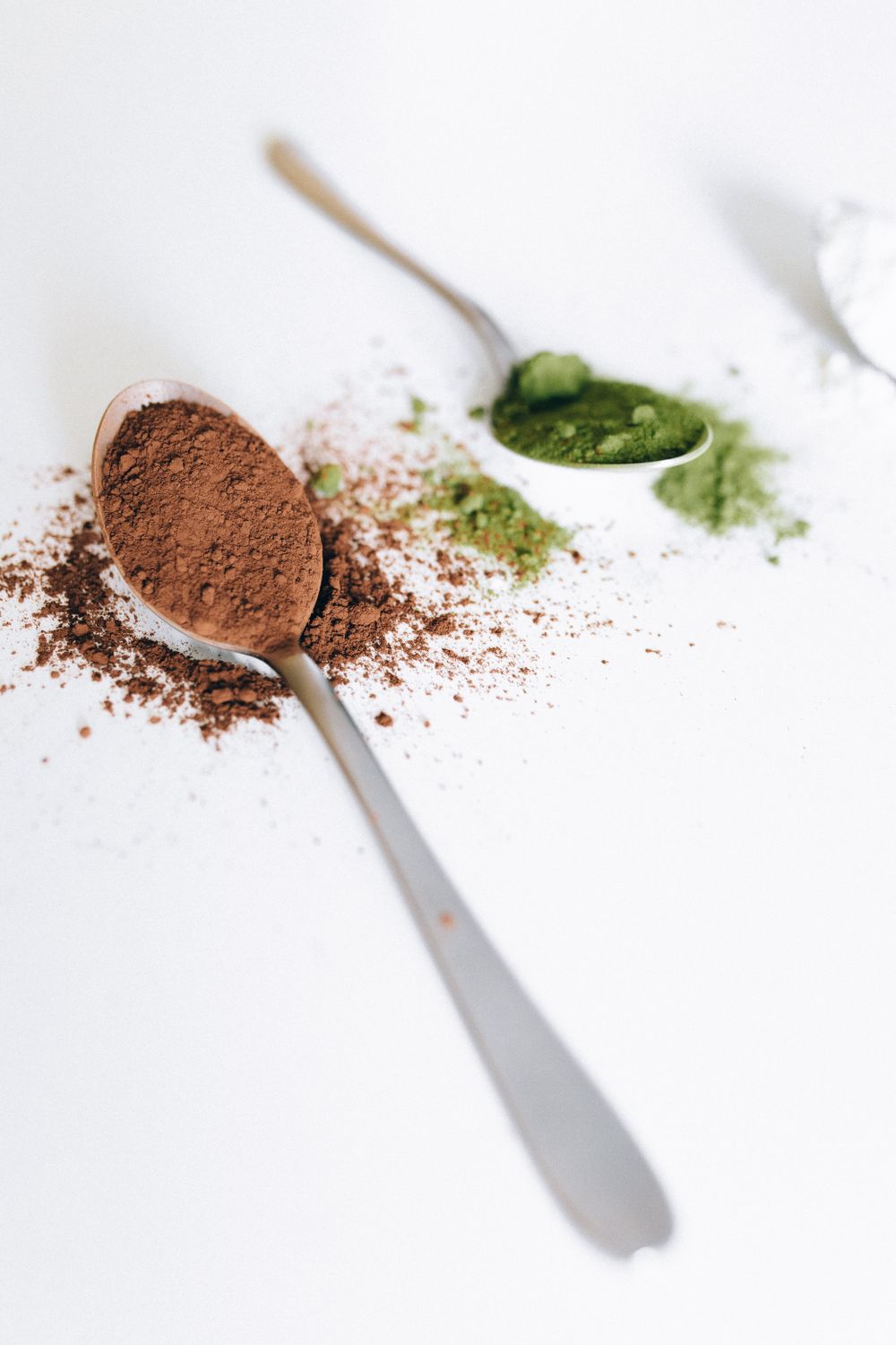 Cuillère de cacao en poudre
